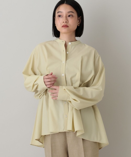 A part by（アパートバイ）の「フロントタックシャツ（Tシャツ/カットソー・レディース・ライトブルー/ライトイエロー/オフホワイト・FREE）」の13枚目の写真