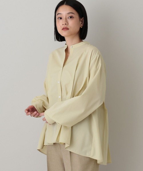 A part by（アパートバイ）の「フロントタックシャツ（Tシャツ/カットソー・レディース・ライトブルー/ライトイエロー/オフホワイト・FREE）」の14枚目の写真