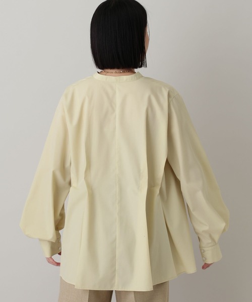 A part by（アパートバイ）の「フロントタックシャツ（Tシャツ/カットソー・レディース・ライトブルー/ライトイエロー/オフホワイト・FREE）」の15枚目の写真