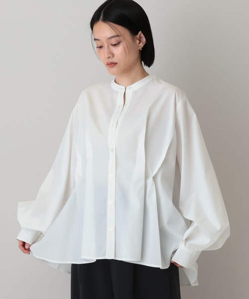 A part by（アパートバイ）の「フロントタックシャツ（Tシャツ/カットソー・レディース・ライトブルー/ライトイエロー/オフホワイト・FREE）」の17枚目の写真