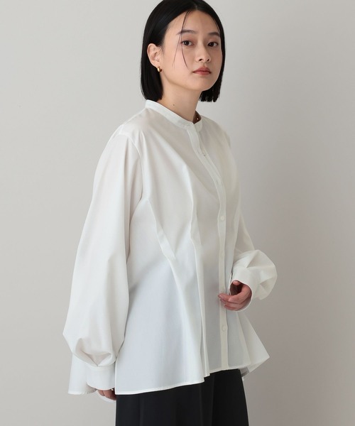 A part by（アパートバイ）の「フロントタックシャツ（Tシャツ/カットソー・レディース・ライトブルー/ライトイエロー/オフホワイト・FREE）」の19枚目の写真