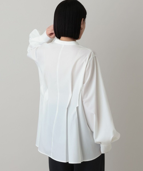 A part by（アパートバイ）の「フロントタックシャツ（Tシャツ/カットソー・レディース・ライトブルー/ライトイエロー/オフホワイト・FREE）」の20枚目の写真