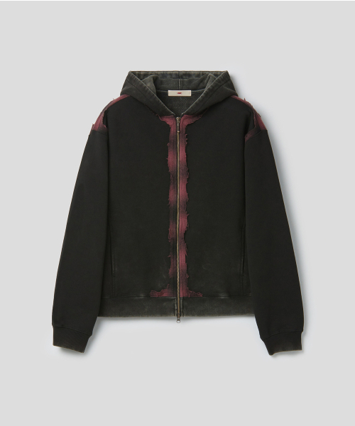 GYPSY HOOD ZIP UP (BLACK)