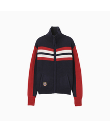 Zipup Knit Cardigan_Navy