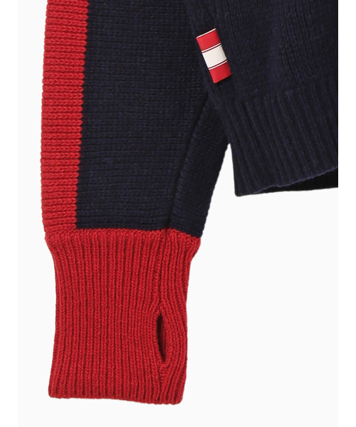 MENASOO（ミナス）の「Zipup Knit Cardigan_Navy（カーディガン/ボレロ・レディース・ネイビー・F）」の6枚目の写真