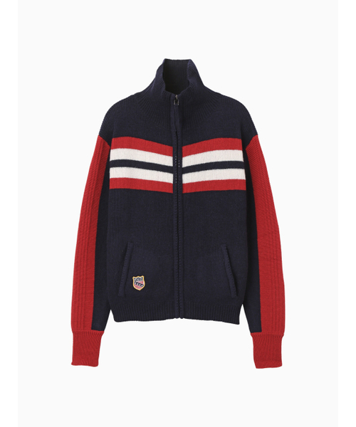 MENASOO（ミナス）の「Zipup Knit Cardigan_Navy（カーディガン/ボレロ・レディース・ネイビー・F）」の7枚目の写真