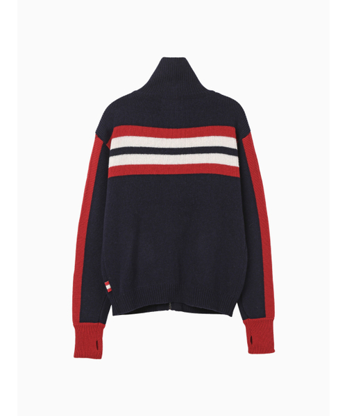 MENASOO（ミナス）の「Zipup Knit Cardigan_Navy（カーディガン/ボレロ・レディース・ネイビー・F）」の8枚目の写真