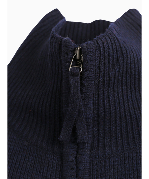 MENASOO（ミナス）の「Zipup Knit Cardigan_Navy（カーディガン/ボレロ・レディース・ネイビー・F）」の10枚目の写真