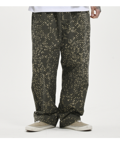 EXTRAORDINARY(エクストラオーディナリー)の「DOT PATTERN PANTS KHAKI(その他パンツ・メンズ・その他・M/L/XL)」の1枚目の写真