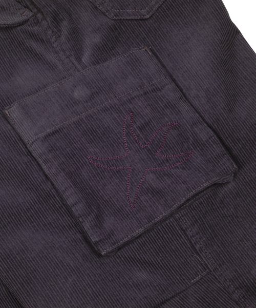 THECOLDESTMOMENT(ザコールデストモーメント)の「TCM corduroy cargo pants (dark purple)(その他パンツ・レディース・その他・S/M/L)」の4枚目の写真