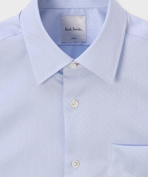 Paul Smith（ポールスミス）の「ピンドット ドレスシャツ / 163205 801PR（ビジネスシャツ・メンズ・ライトブルー/ホワイト・XX-LARGE/X-LARGE/LARGE/MEDIUM/SMALL）」の3枚目の写真