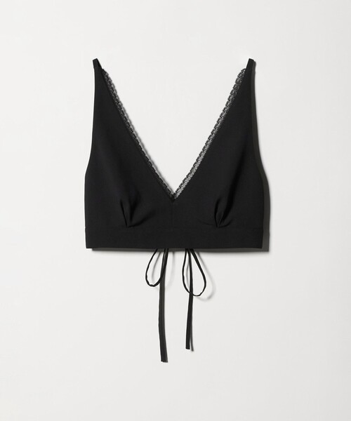 6（ロク）の「＜6(ROKU)＞レース キャミソール（キャミソール・レディース・ブラック/ライム・FREE）」の2枚目の写真