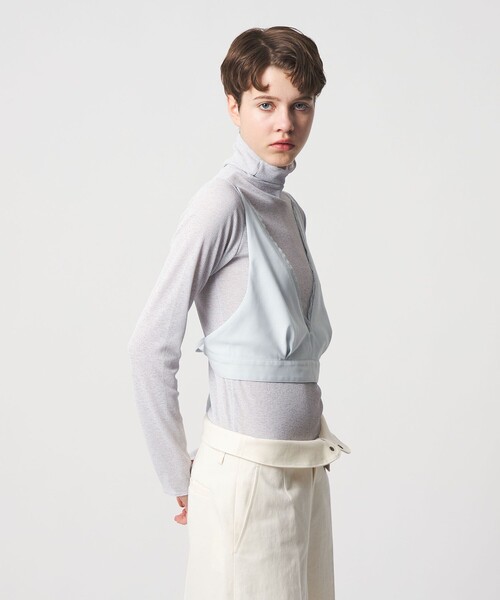 6（ロク）の「＜6(ROKU)＞レース キャミソール（キャミソール・レディース・ブラック/ライム・FREE）」の6枚目の写真