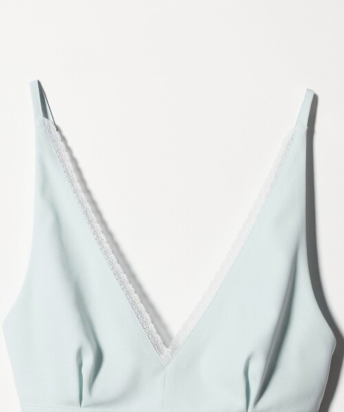 6（ロク）の「＜6(ROKU)＞レース キャミソール（キャミソール・レディース・ブラック/ライム・FREE）」の9枚目の写真