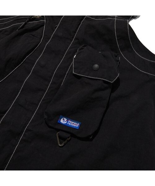 PENFIELD（ペンフィールド）の「[P x FILTER017] RIPSTOP CARPENTER OVERALL BLACK_FP2WP99U（サロペット/オーバーオール・メンズ・ブラック・L）」の6枚目の写真
