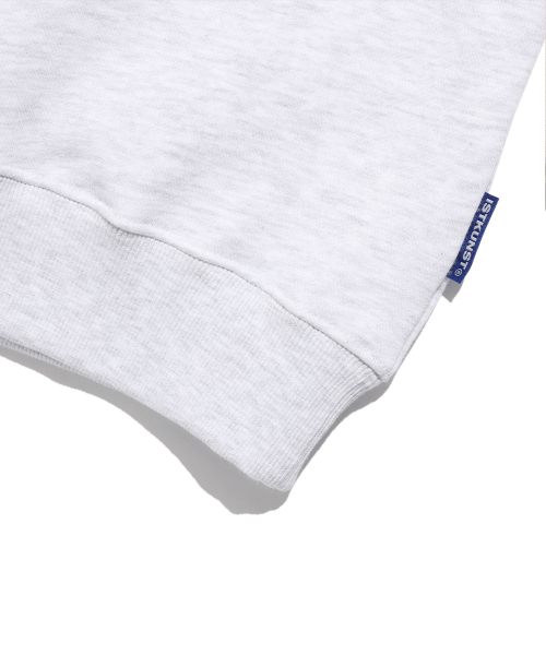 ISTKUNST(イストクンスト)の「I SMILEY KUNST SWEATSHIRTS_LIGHT GREY(IK2FSMM443A)(スウェット・レディース・ライトグレー・S/M)」の6枚目の写真