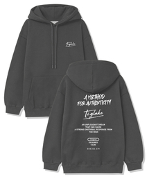 TI.GLAKE（ティーグレイク）の「メソッド 裏起毛フードパーカー ダークグレー（パーカー）」