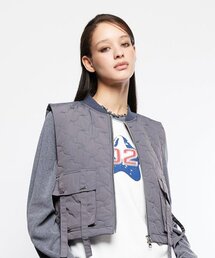 L7 QUILTING VEST(CHARCOAL)