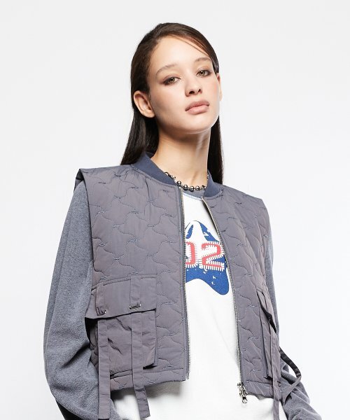 LARTIGENT(ラーティゼン)の「L7 QUILTING VEST(CHARCOAL)(ベスト・レディース・その他・FREE)」の1枚目の写真