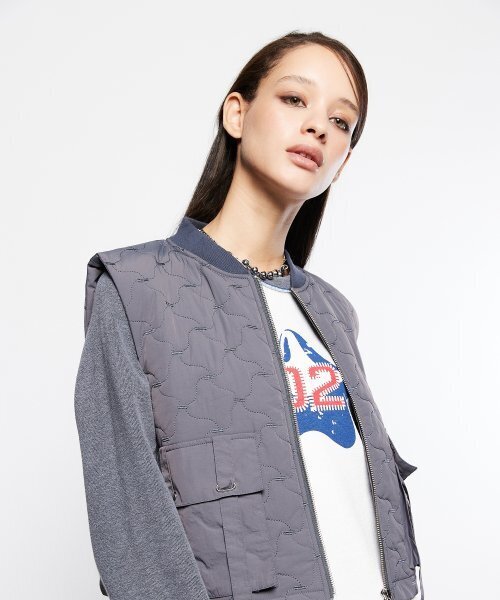 LARTIGENT(ラーティゼン)の「L7 QUILTING VEST(CHARCOAL)(ベスト・レディース・その他・FREE)」の2枚目の写真