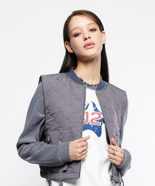LARTIGENT(ラーティゼン)の「L7 QUILTING VEST(CHARCOAL)(ベスト・レディース・その他・FREE)」の3枚目の写真