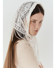 SETSETSET（セットセットセット）の「クロシェショール＆スカート（マフラー）」