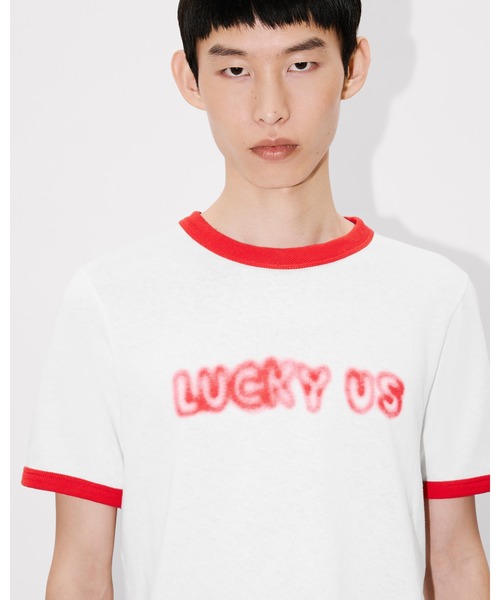 KENZO(ケンゾー)の「'KENZO Word' スリム Tシャツ イン コットン(Tシャツ/カットソー・メンズ・ホワイト系その他・X-SMALL/MEDIUM/SMALL/LARGE/X-LARGE)」の1枚目の写真