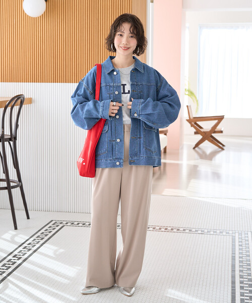 FREAK'S STORE(フリークスストア)の「限定展開 レギュラー デニム ジャケット(デニムジャケット・レディース・グレー/ブルー/ネイビー/ブラック・フリ-)」の14枚目の写真