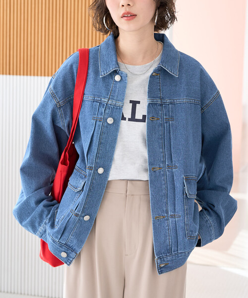 FREAK'S STORE(フリークスストア)の「限定展開 レギュラー デニム ジャケット(デニムジャケット・レディース・グレー/ブルー/ネイビー/ブラック・フリ-)」の20枚目の写真