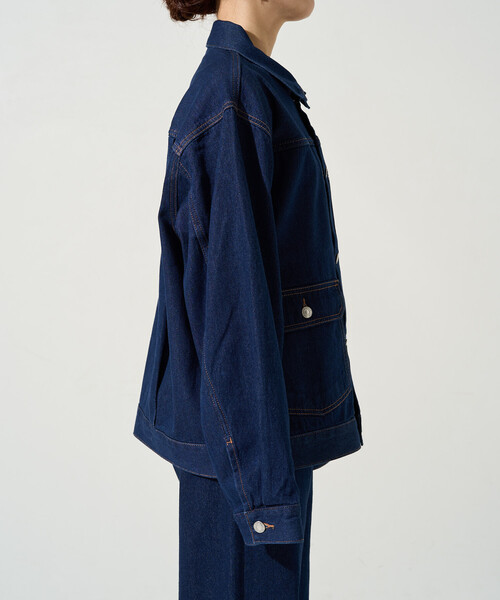 FREAK'S STORE(フリークスストア)の「限定展開 レギュラー デニム ジャケット(デニムジャケット・レディース・グレー/ブルー/ネイビー/ブラック・フリ-)」の11枚目の写真