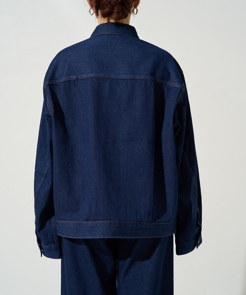 FREAK'S STORE(フリークスストア)の「限定展開 レギュラー デニム ジャケット(デニムジャケット・レディース・グレー/ブルー/ネイビー/ブラック・フリ-)」の12枚目の写真