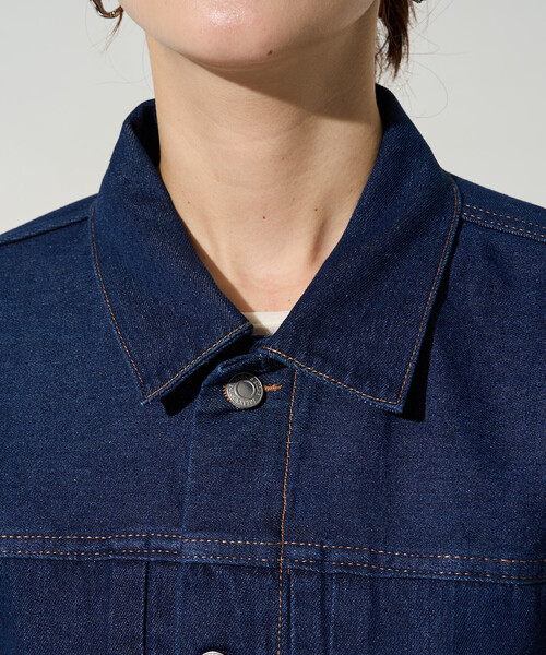 FREAK'S STORE(フリークスストア)の「限定展開 レギュラー デニム ジャケット(デニムジャケット・レディース・グレー/ブルー/ネイビー/ブラック・フリ-)」の5枚目の写真