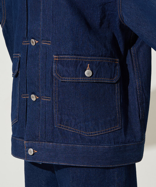 FREAK'S STORE(フリークスストア)の「限定展開 レギュラー デニム ジャケット(デニムジャケット・レディース・グレー/ブルー/ネイビー/ブラック・フリ-)」の8枚目の写真