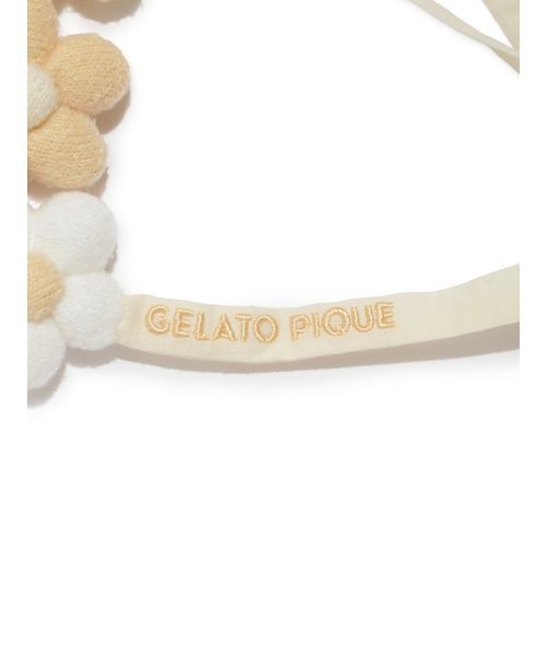 gelato pique（ジェラートピケ）の「【CAT&DOG】スムーズィーフラワーモチーフチョーカー（リード/ハーネス/首輪・レディース・ピンク/ブルー/イエロー・F）」の13枚目の写真