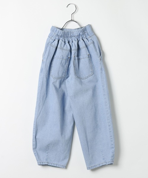 BAYFLOW（ベイフロー）の「[2WAYデザイン★]バレルデニムパンツ(KIDS)（デニムパンツ・キッズ・ライトブルー/ダークブルー・150cm/140cm/130cm/120cm/110cm）」の11枚目の写真