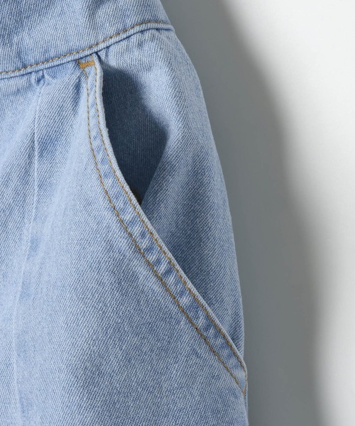 BAYFLOW（ベイフロー）の「[2WAYデザイン★]バレルデニムパンツ(KIDS)（デニムパンツ・キッズ・ライトブルー/ダークブルー・150cm/140cm/130cm/120cm/110cm）」の13枚目の写真