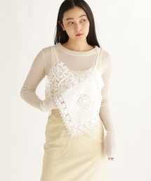studio CLIP | 【daily CLIP】デザインレースキャミ(キャミソール)