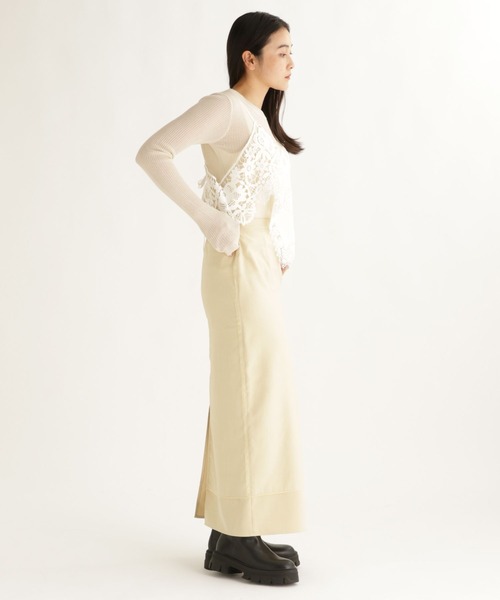 studio CLIP（スタディオクリップ）の「【daily CLIP】デザインレースキャミ（キャミソール・レディース・ホワイト/ブラック・FREE）」の22枚目の写真