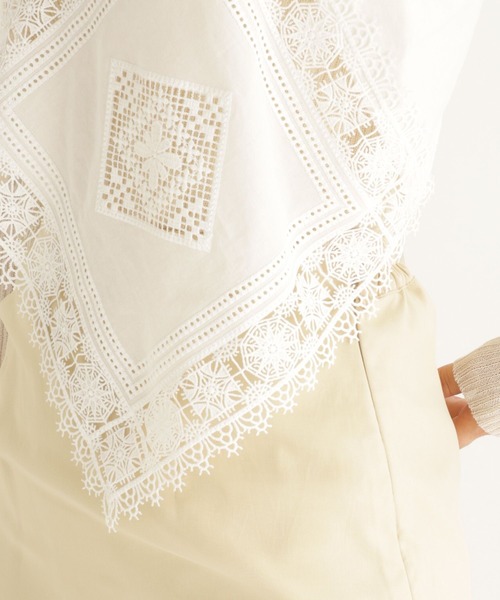 studio CLIP（スタディオクリップ）の「【daily CLIP】デザインレースキャミ（キャミソール・レディース・ホワイト/ブラック・FREE）」の12枚目の写真