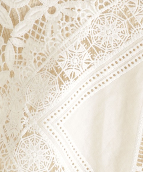 studio CLIP（スタディオクリップ）の「【daily CLIP】デザインレースキャミ（キャミソール・レディース・ホワイト/ブラック・FREE）」の13枚目の写真