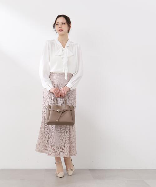 PROPORTION BODY DRESSING（プロポーションボディドレッシング）の「レースマーメイドスカート / 1216120205（スカート・レディース・ベージュ/ネイビー/ホワイト系その他・MEDIUM/P/S/PSS/SMALL）」の2枚目の写真