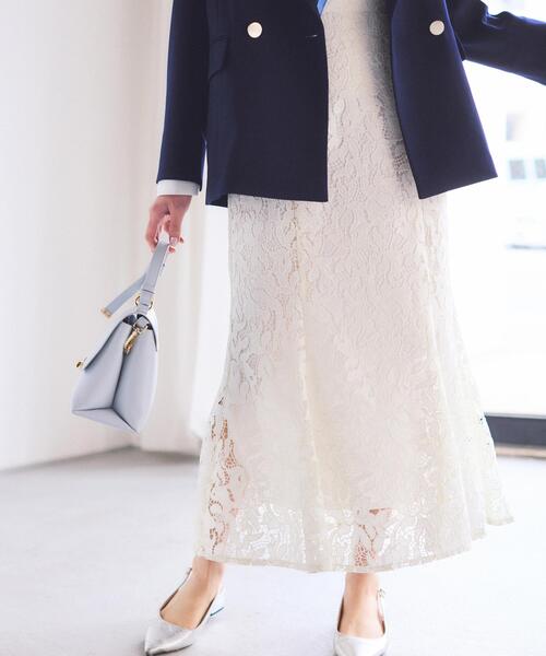PROPORTION BODY DRESSING（プロポーションボディドレッシング）の「レースマーメイドスカート / 1216120205（スカート・レディース・ベージュ/ネイビー/ホワイト系その他・MEDIUM/P/S/PSS/SMALL）」の14枚目の写真