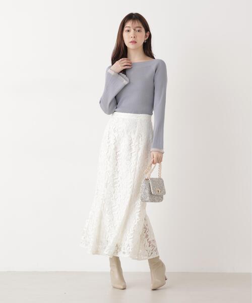 PROPORTION BODY DRESSING（プロポーションボディドレッシング）の「レースマーメイドスカート / 1216120205（スカート・レディース・ベージュ/ネイビー/ホワイト系その他・MEDIUM/P/S/PSS/SMALL）」の17枚目の写真