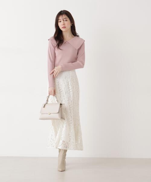 PROPORTION BODY DRESSING（プロポーションボディドレッシング）の「レースマーメイドスカート / 1216120205（スカート・レディース・ベージュ/ネイビー/ホワイト系その他・MEDIUM/P/S/PSS/SMALL）」の12枚目の写真