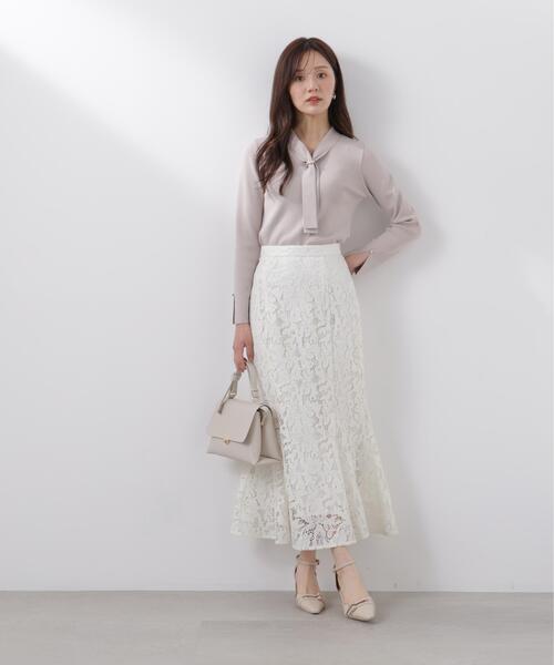 PROPORTION BODY DRESSING（プロポーションボディドレッシング）の「レースマーメイドスカート / 1216120205（スカート・レディース・ベージュ/ネイビー/ホワイト系その他・MEDIUM/P/S/PSS/SMALL）」の14枚目の写真