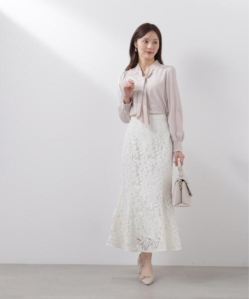 PROPORTION BODY DRESSING（プロポーションボディドレッシング）の「レースマーメイドスカート / 1216120205（スカート・レディース・ベージュ/ネイビー/ホワイト系その他・MEDIUM/P/S/PSS/SMALL）」の15枚目の写真