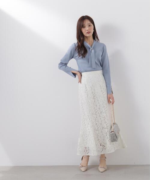 PROPORTION BODY DRESSING（プロポーションボディドレッシング）の「レースマーメイドスカート / 1216120205（スカート・レディース・ベージュ/ネイビー/ホワイト系その他・MEDIUM/P/S/PSS/SMALL）」の17枚目の写真
