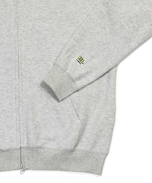 The DUFFER of ST.GEORGE(ザダファーオブセントジョージ)の「〔BLACK LABEL〕MINI PILE ZIP HOODIE:セットアップ対応 ミニパイル ジップ フーディ(パーカー・メンズ・グレー・SMALL/MEDIUM/LARGE/X-LARGE)」の11枚目の写真