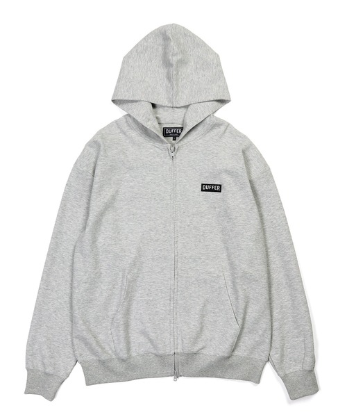 The DUFFER of ST.GEORGE(ザダファーオブセントジョージ)の「〔BLACK LABEL〕MINI PILE ZIP HOODIE:セットアップ対応 ミニパイル ジップ フーディ(パーカー・メンズ・グレー・SMALL/MEDIUM/LARGE/X-LARGE)」の9枚目の写真
