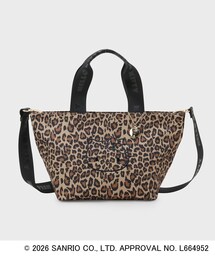 ハローキティコラボ（ハローキティコラボ）の「◆【ハローキティ】2WAY立体フェイスプリントミドルバッグ（ハンドバッグ）」